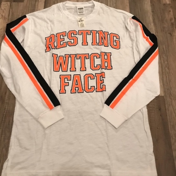🆕️VS PINK, Resting Witch Face, Long Sleeve - Picture 2 of 2